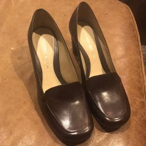 Antonio Melani Vero Cuoio Brown Heels